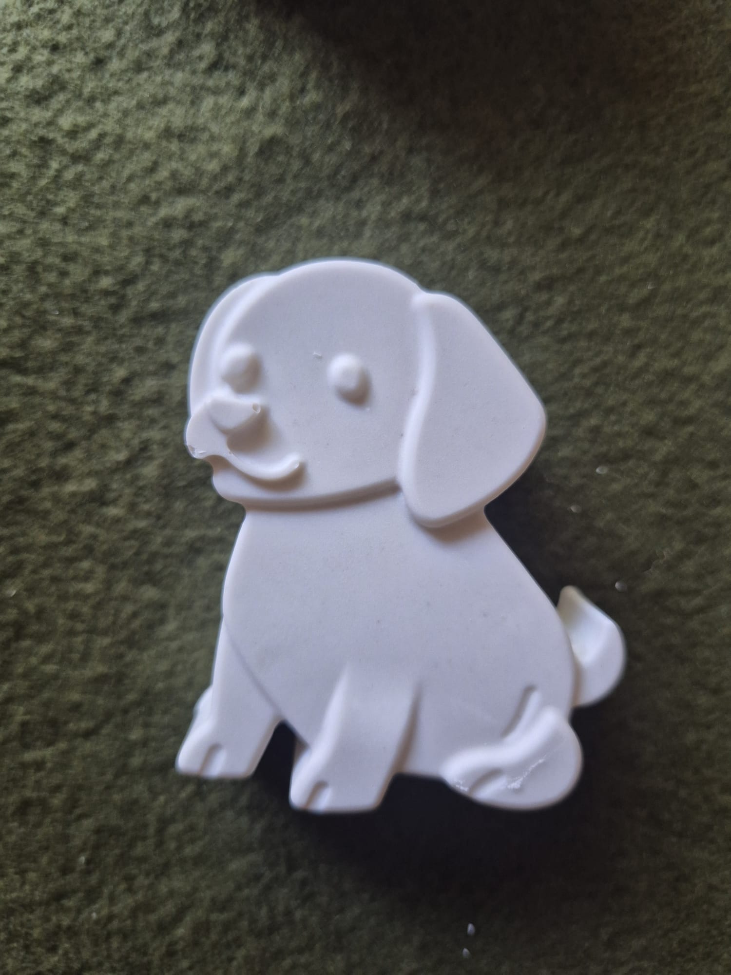 Gipsgeluk traktatiefiguur Hond