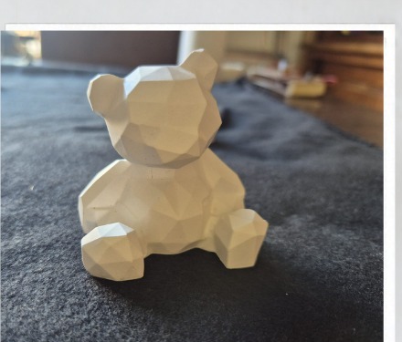 Gipsgeluk traktatiefiguur 3D Beertje
