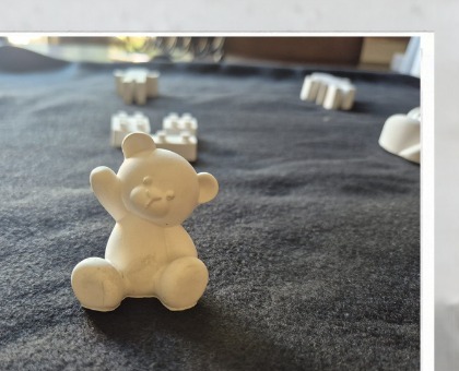 Gipsgeluk traktatiefiguur Beertje